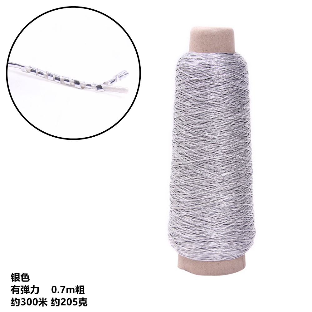 Cuộn 300met dây thun kim tuyến co giản size 0.8mm / bó 150m dây thun kim tuyến co giản size 1.2mm -1,5mm