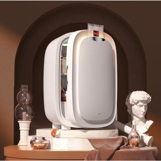Beauty Fridge tủ lạnh bảo quản mỹ phẩm PINKTOP 12L nóng lạnh 2 chiều công nghệ AI có ngăn làm ấm mặt nạ chính hãng