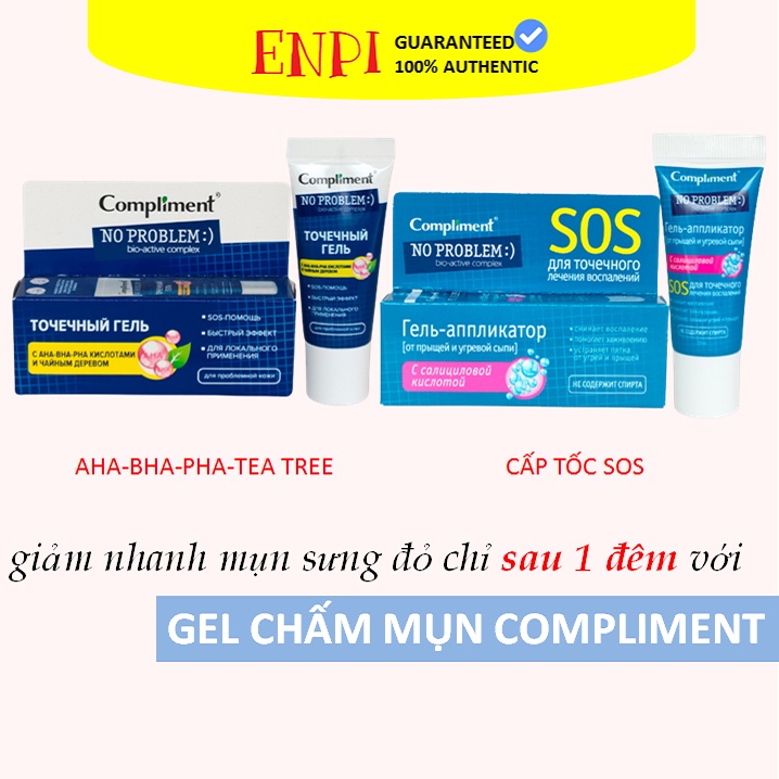 Gel chấm mụn COMPLIMENT No Problem 25ml