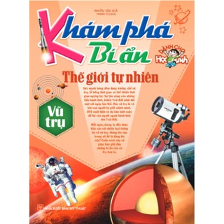 Sách - khám phá bí ẩn thế giới tự nhiên - vũ trụ