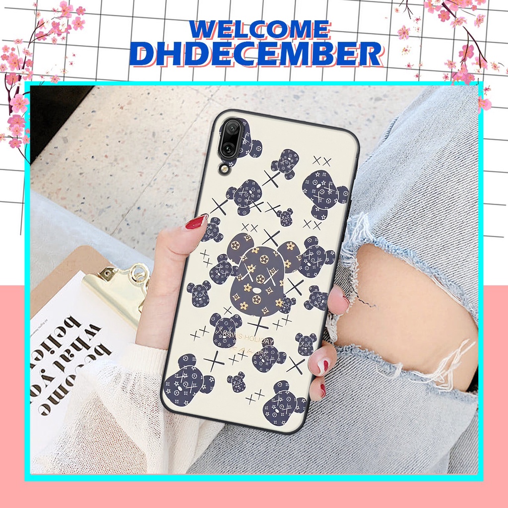 Ốp lưng Huawei Y7 PRO 2019 in hình K@ws, Cool Be@r SIÊU NGẦU