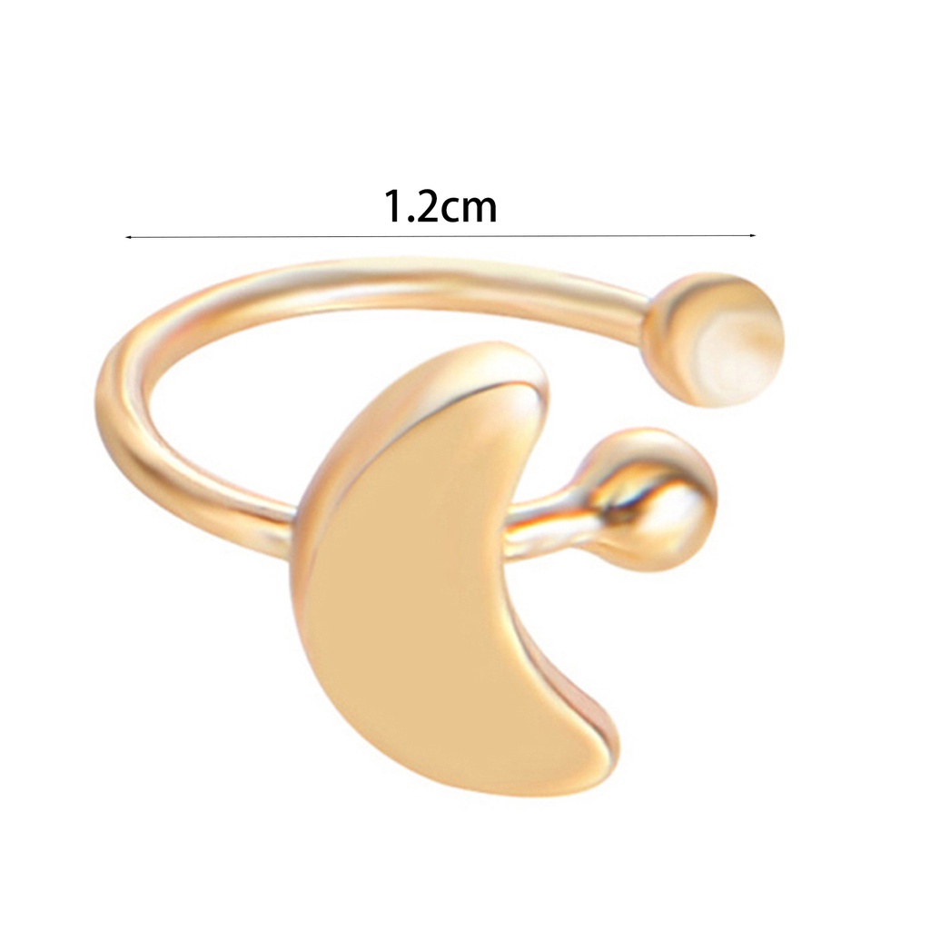 Khuyên tai đeo vành tai bằng hợp kim nhiều hình dáng xinh đẹp phong cách Hàn Quốc