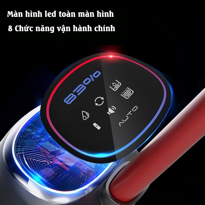 [Tặng Kèm Máy Hút Bụi Giường] Máy Hút Bụi Lau Sàn Rulax, Model T7/T9 Tự Động Giặt Giẻ Lau, Pin 4400mAh (Công Suất 250W)