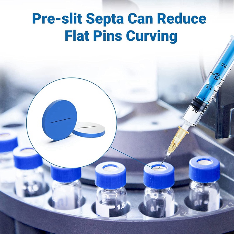 Lọ lấy mẫu tự động 2ML Gói 100 - Lọ HPLC 9-425 có nắp vặn màu xanh lam