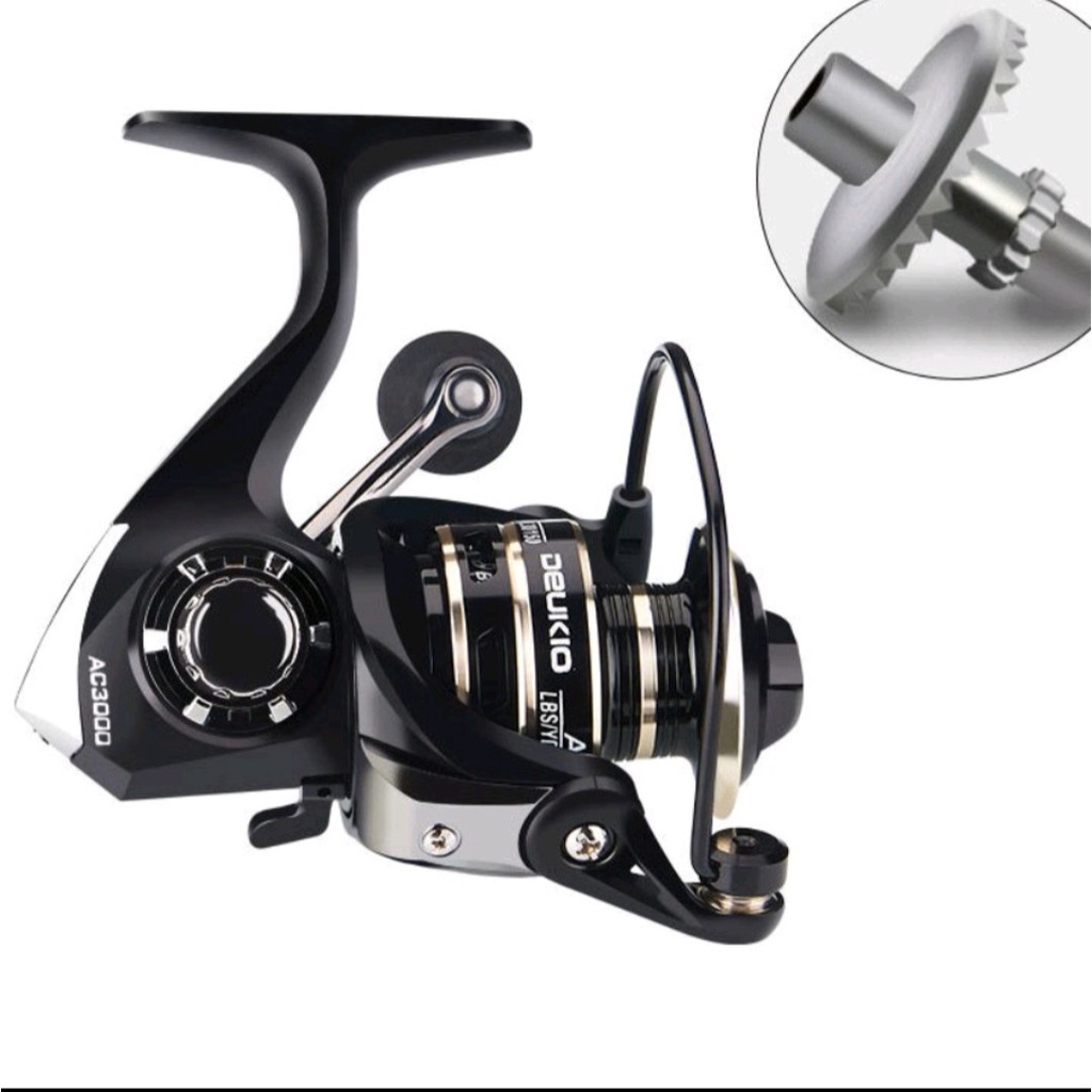 Máy Câu Cá,tặng 1 cuộn cước shimano 100m  ,Máy Đứng Duekio AC Full Kim Loại, Câu Lure Chất Lượng