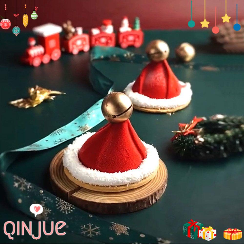 Khuôn Silicone Làm Bánh Mousse Hình Nón Giáng Sinh DIY