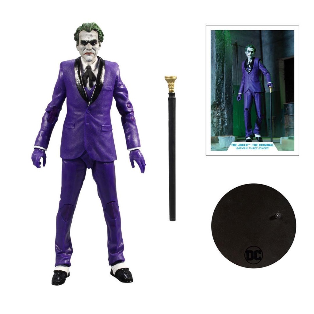Mô hình the joker the criminal dòng dc multiverse batman three jokers nhựa PVC 18cm Gamestop.vn DCMF40