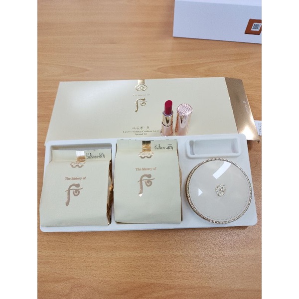 PHẤN NƯỚC WHOO LUXURY GOLDEN CUSHION GLOW SPF 50/+++