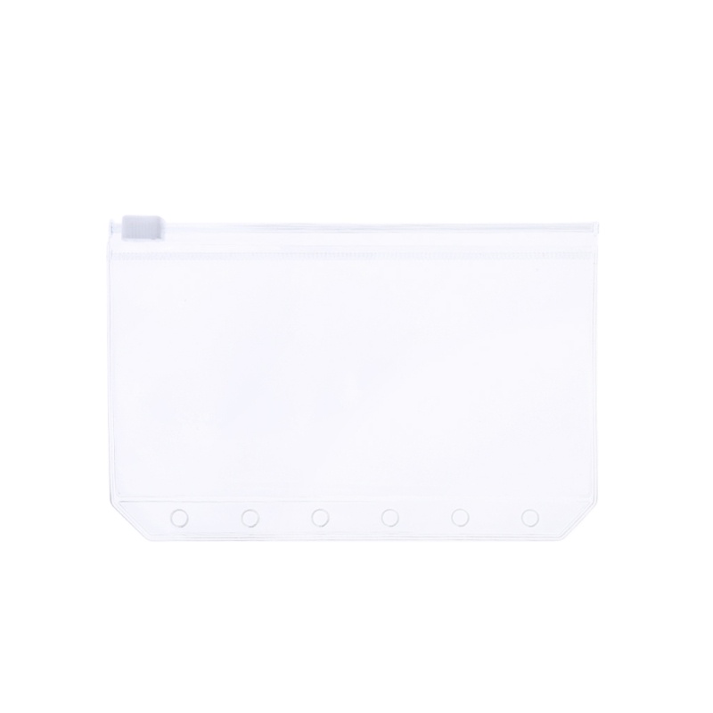 Túi Đựng Sổ Tay / Nhật Ký Bằng PVC Trong Suốt Có Khóa Kéo Tiện Dụng