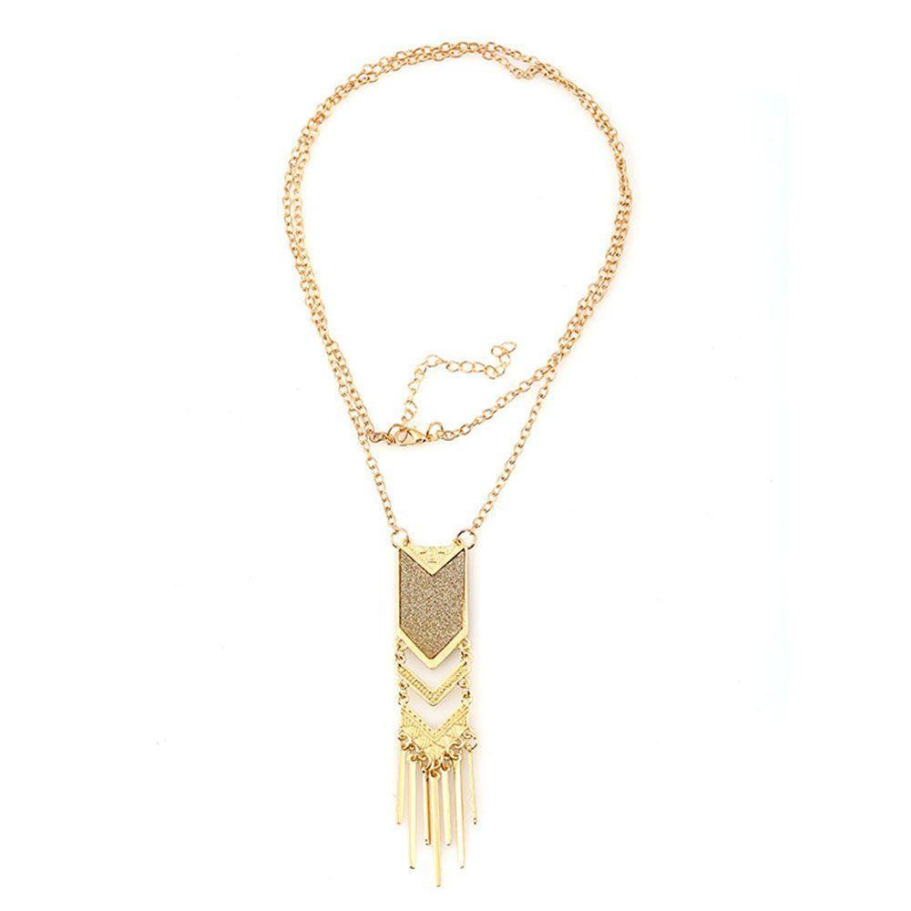 ANEMONE 1 Vòng cổ Hợp Kim Kẽm Mặt Đá Bóng Cổ Điển Cho Nữ