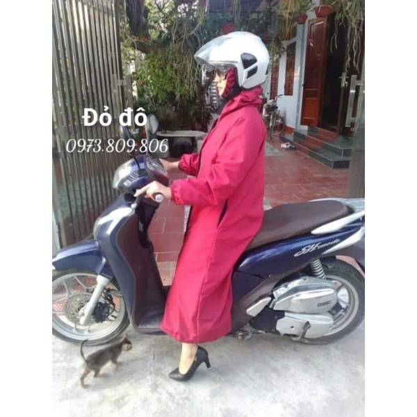 Áo gió dáng dài 2 lớp cao cấp