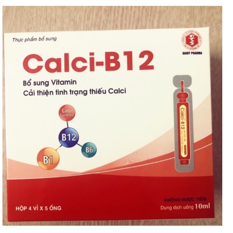 CALCI B12 BỔ SUNG CANXI B 12 DẠNG ỐNG, CHẮC KHOẺ XƯƠNG, TĂNG CHIỀU CAO, PHÒNG NGỪA LOÃNG XƯƠNG