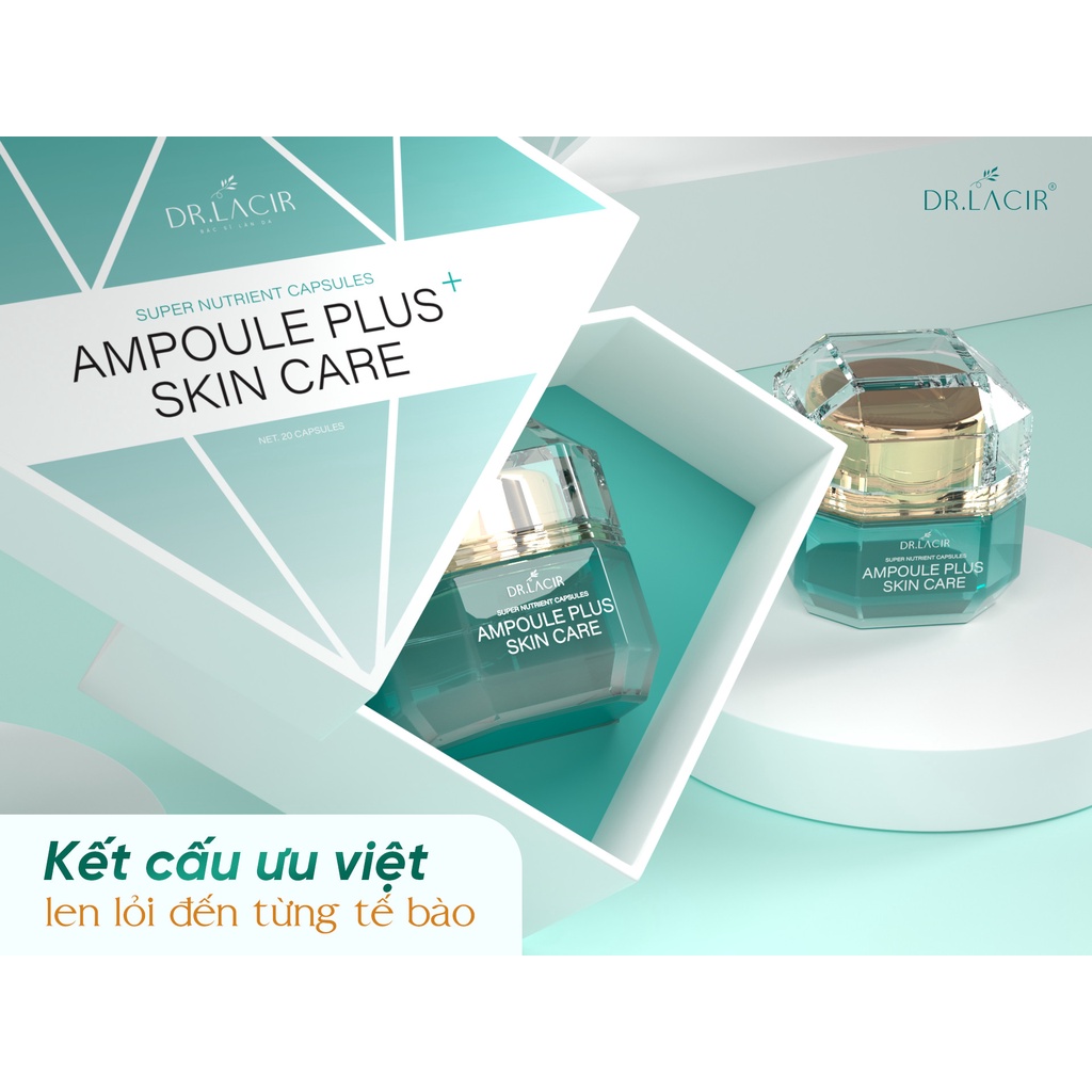 Viên siêu dưỡng chất Dr Lacir hộp 20/40 viên cung cấp dưỡng chất Super Nutrient Capsule Ampoule Plus Skin Care | BigBuy360 - bigbuy360.vn