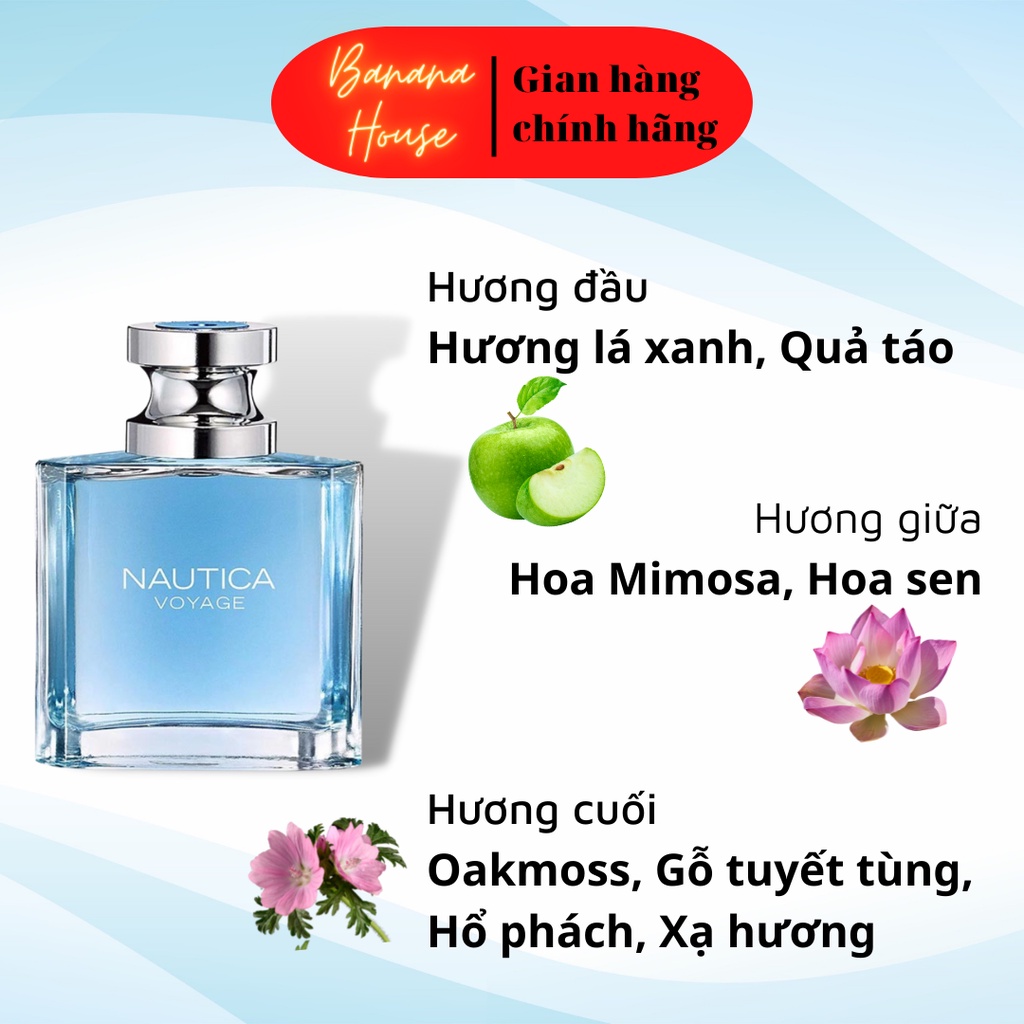 Nước Hoa Nam Chính Hãng Voyage EDT 10ml hương biển tươi mát