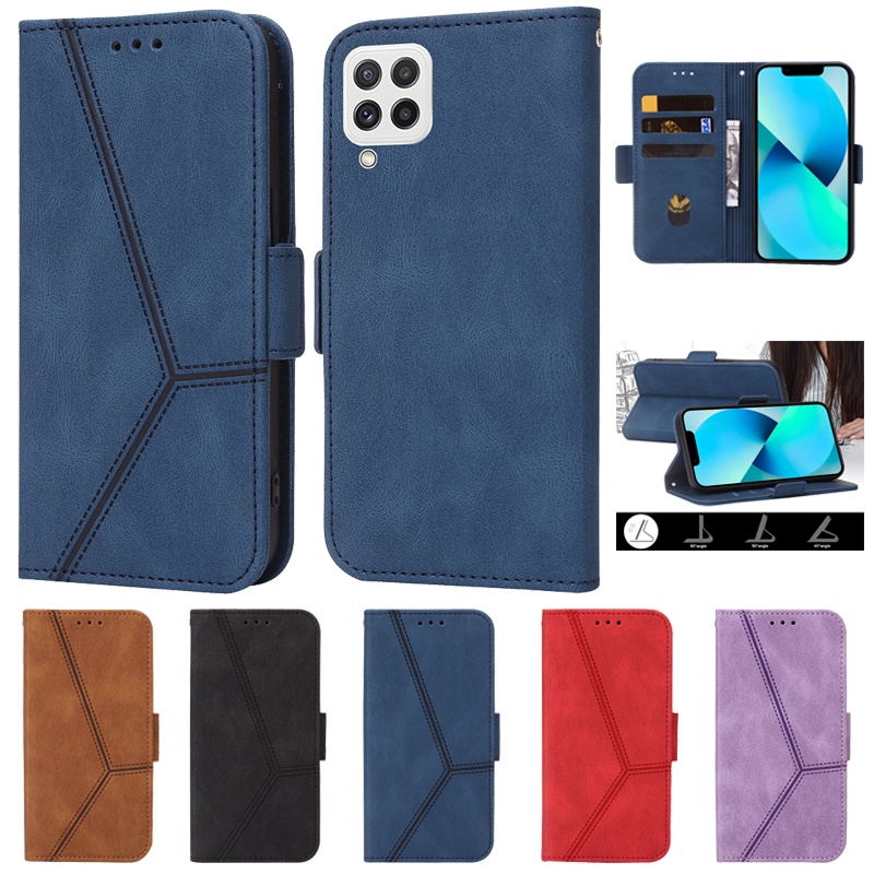 Ốp Lưng Điện Thoại Dạng Ví Da Lật Dành Cho Samsung Galaxy A22 Samsung A22 SM-A225F Galaxy A 22 5G