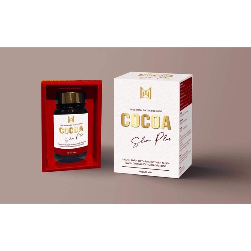 ❤️[ CHÍNH HÃNG ] ❤️ Giảm cân COCOA SLIM PLUS  CHÍNH HÃNG - Dạng Lọ Mẫu mới nhất