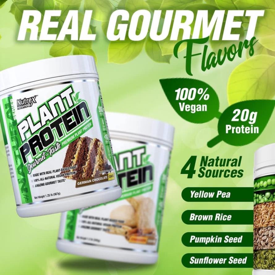 [GIÁ TỐT NHẤT] NUTREX PLANT PROTEIN 1.2LBS | Đạm Thực Vật Cho Người Tập Gym