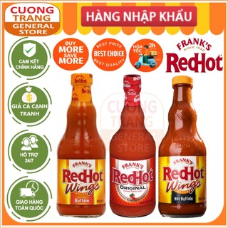 Sốt ớt Frank's RedHot Hot Sauce Original, Wings Hot Sauce Buffalo 354ml