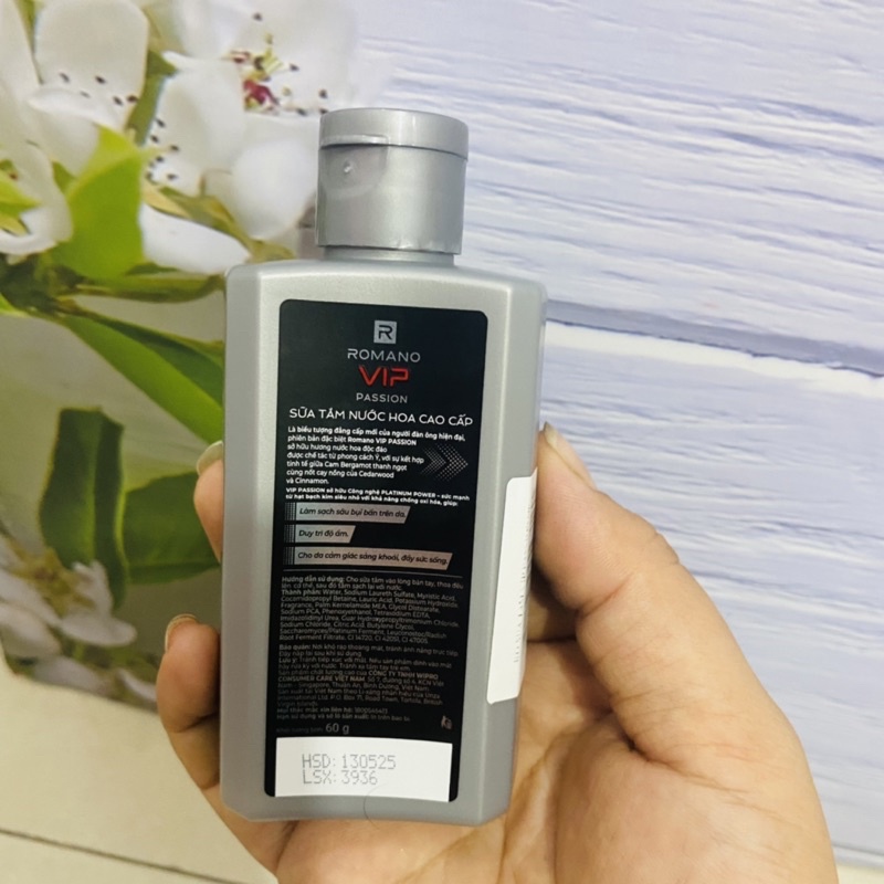Sữa Tắm Romano Vip Pasion 60g