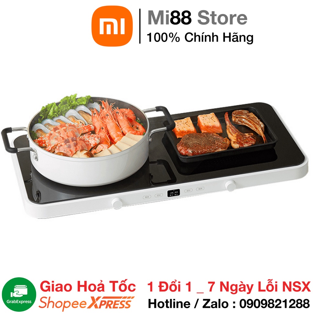 Bếp Từ Đôi Xiaomi Mijia MDCLD01ACM thông minh kết nối app Mihome Chính Hãng FullBox