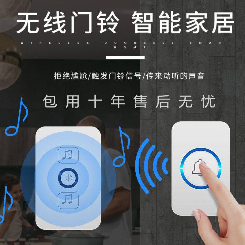 Chuông Điện Tử không dây Điều Khiển Từ Xa Trong Nhà Và Bệnh Nhân Lớn Tuổi Chăm Sóc Báo Động Khẩn Cấp