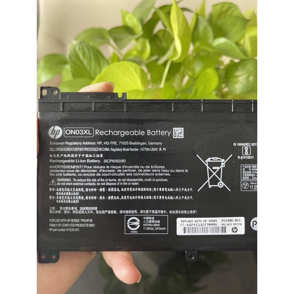 Pin battery  BI03XL ON03XL HP Pavilion X360 13-U M3-U M3-U001DX U103DX HP Stream 14-ax000