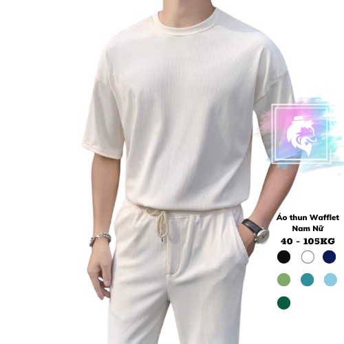 Áo Thun Nam Nữ 40-105kg bigsize thun Waff.let co giãn, thoáng mát Sói Store