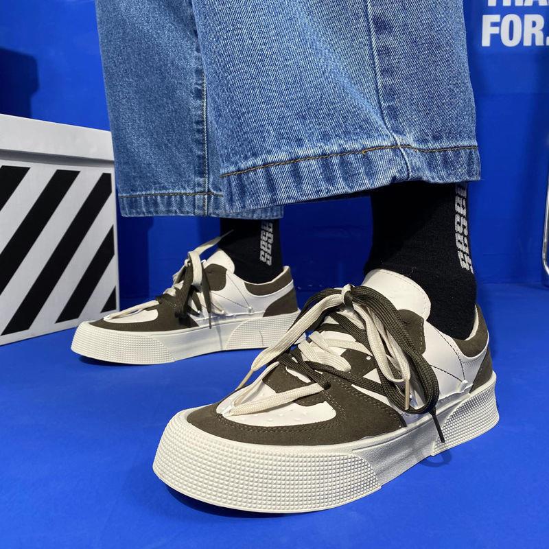 Giày Sneaker Đế Dày Cổ Thấp Thời Trang Mùa Hè 2022 Phong Cách Hàn Quốc Cho Nam