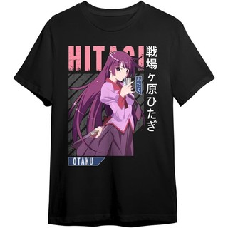 Áo Thun Tay Ngắn Cổ Tròn Bakemonogatari Hitagi Senjougahara Thời Trang Unisex nam nữ độc đẹp giá rẻ