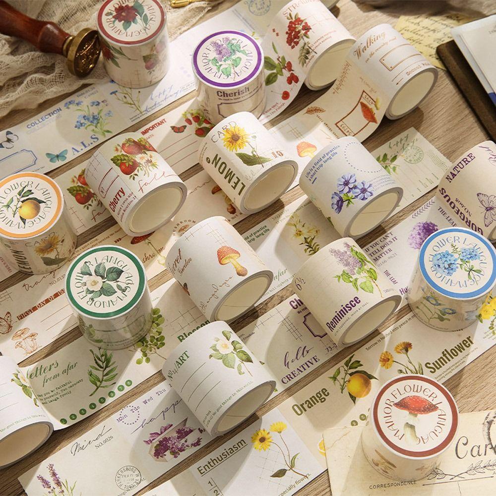 CHOOKEY Bộ 6 Cuộn Băng Keo Dán Hình Dễ Thương