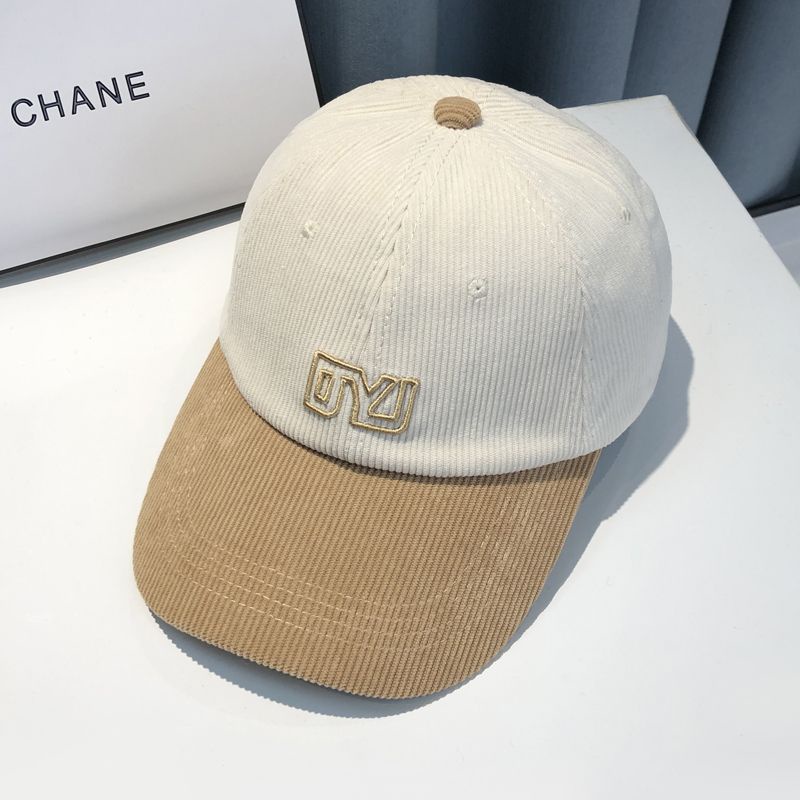 Mũ Lưỡi Trai Vải Nhung Phối Màu Thời Trang Cá Tính