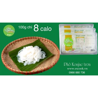 Phở Konjac Sợi Trơn cho thực đơn ăn kiêng, ăn chay trường, giảm cân