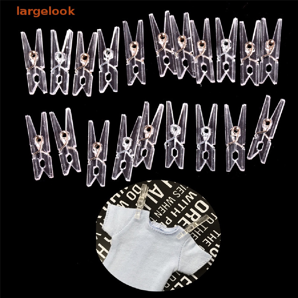 Set 20 Kẹp Nhựa Phơi Quần Áo / Búp Bê