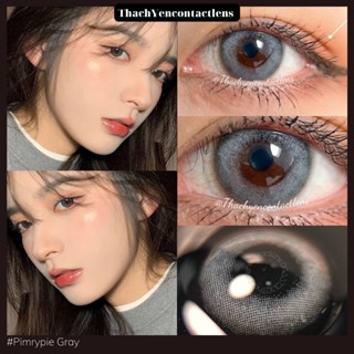 Lens Mắt Pimrypie Xám Tây Nhẹ giãn nhỏ - 0-10 độ kính áp tròng