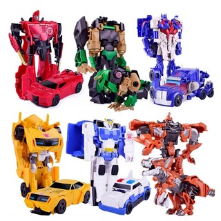  Đồ chơi robot biến hình Optimus Prime Bumblebee Megatron vui nhộn cho bé 