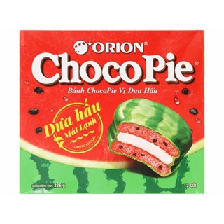 BÁNH ORION CHOCOPIE VỊ DƯA HẤU HỘP 336G (12 CHIẾC)