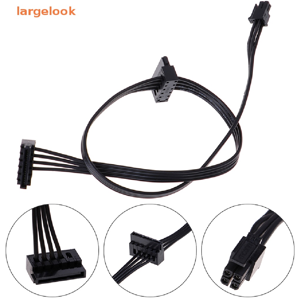 1 Dây Cáp Nguồn 45CM mini 4 Pin Sang 2 Sata SSD Cho lenovo M410 M610 M415