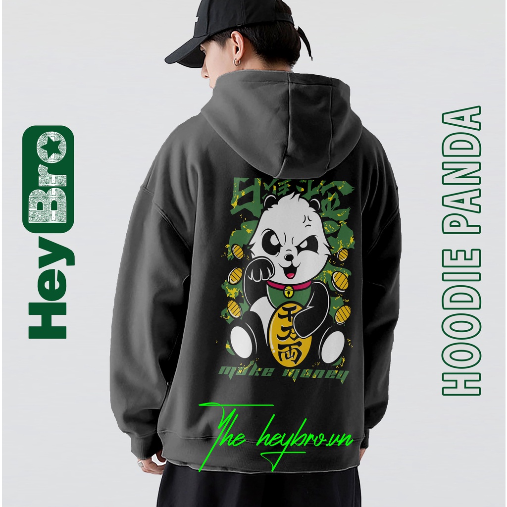 Áo hoodie nam nữ unisex Local Brand HEYBRO chất nỉ bông cotton form rộng phong cách GenZ HD16