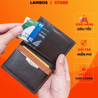 Ví Nam Da Thật Mini Đẹp Kiểu Ngang Đứng Đắng | Bóp Da Bò Đựng Tiền Thẻ - DTR - Thuyenkhazxf