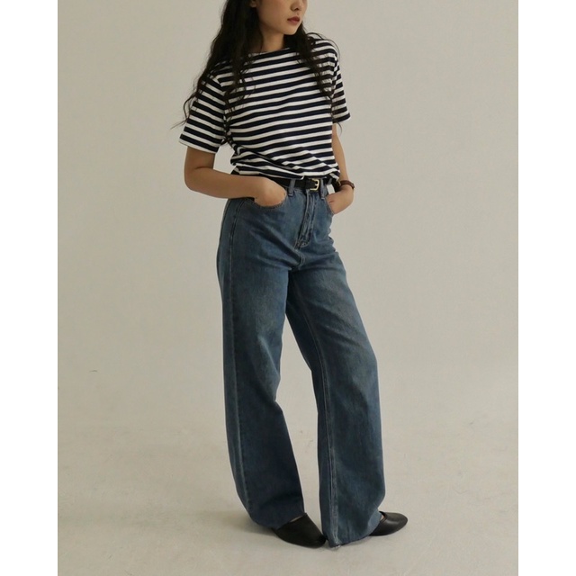 DE PLAGE - ÁO FRENCH STRIPED TAY NGẮN