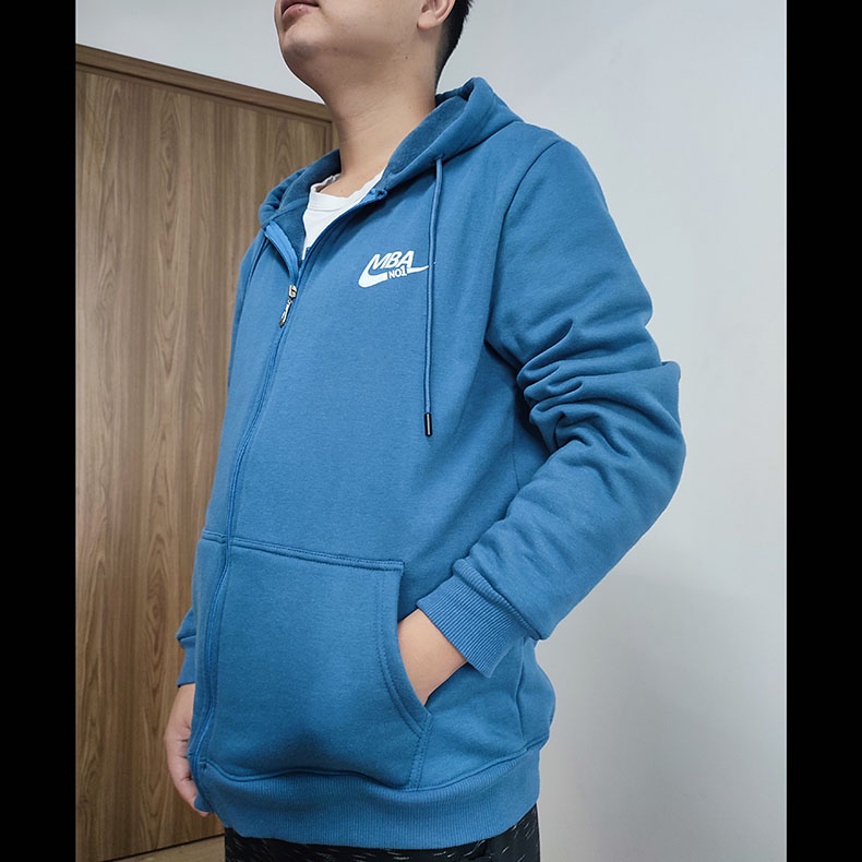 Áo khoác nam thu đông vải nỉ lót lông big size nam hàng size châu âu ngoại cỡ cho người mập người béo