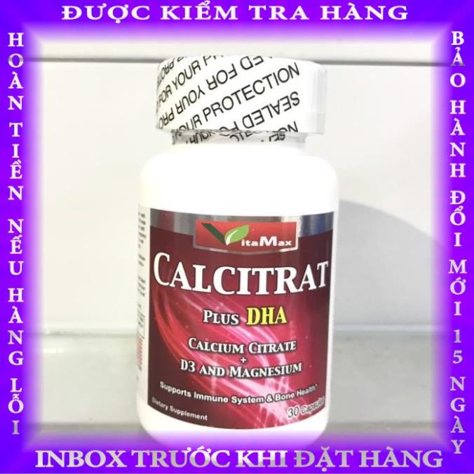 Thực phẩm bảo vệ sức khỏe CALCITRAT là Viên uống bổ sung bổ sung Canxi, Vitamin D3 và Khoáng chất. phucco