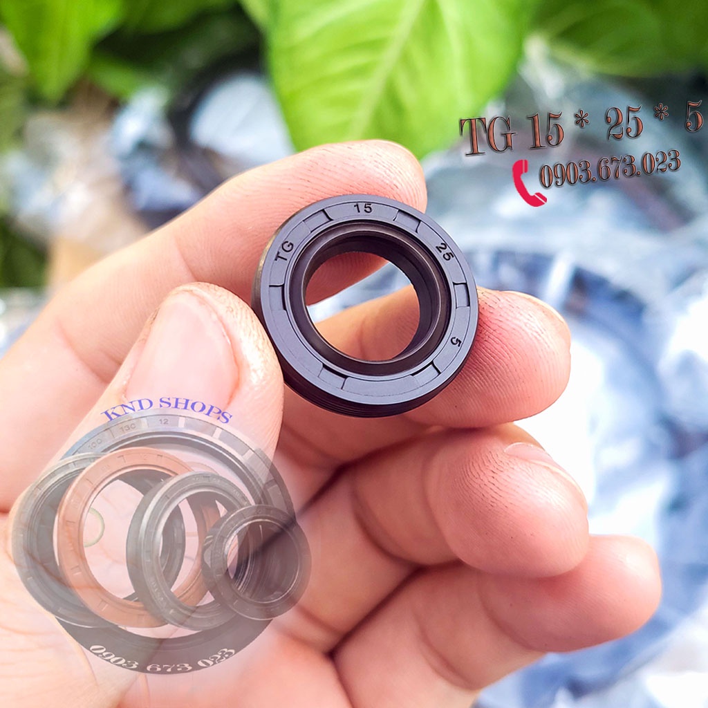 Phốt  cao su máy cắt cỏ và máy cưa động cơ xăng 2 thì 4 thì , phớt đuôi trục cơ máy phát cỏ | KND Shops