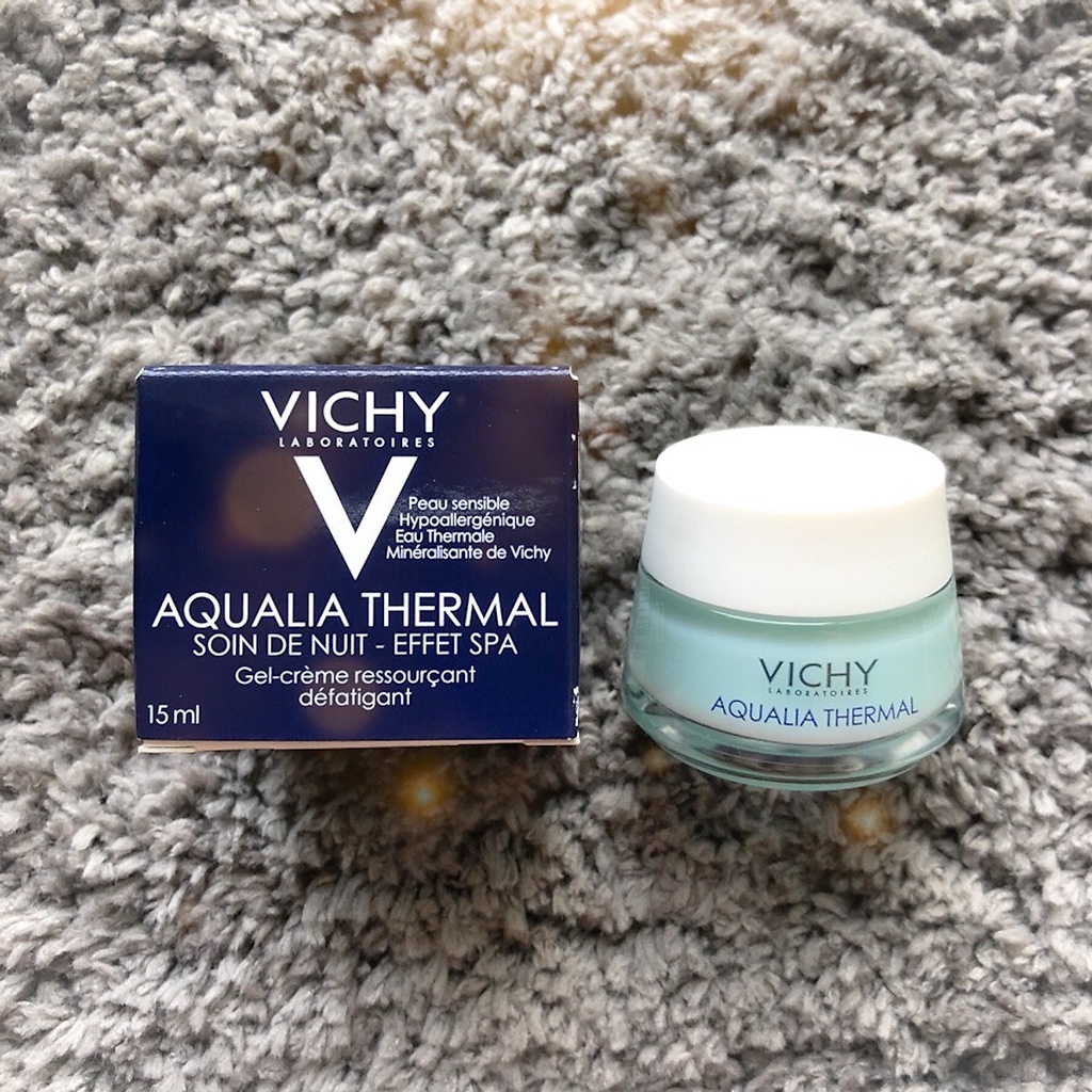 Mặt nạ ngủ cấp nước Vichy Aqualia Thermal Night Spa 15ml