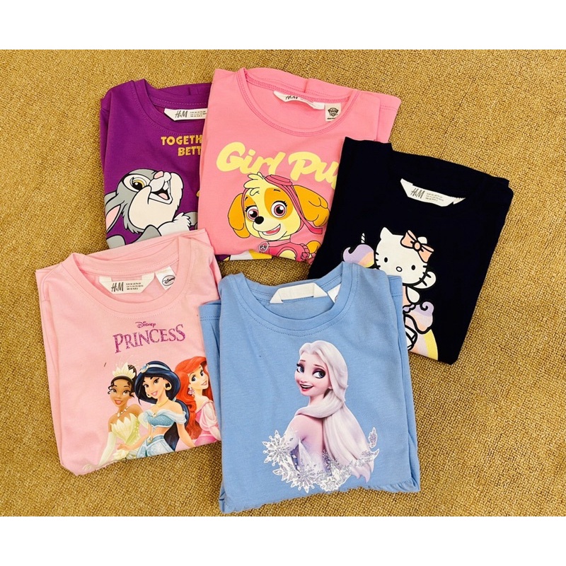 Váy thu đông dài tay HM xuất dư cho bé gái size nhí nhỡ đại từ 1-10y