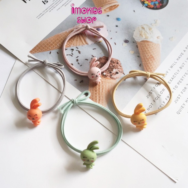 Dây cột tóc bé gái nhiều màu, dây thun buộc tóc nữ Hàn Quốc