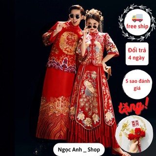 Cặp khỏa  Hỷ phục Bộ chụp ảnh cổ trang Trung Hoa(MS 19)