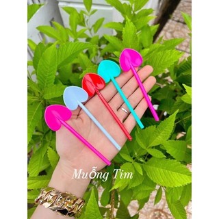 Muỗng tim múc kem 12cm