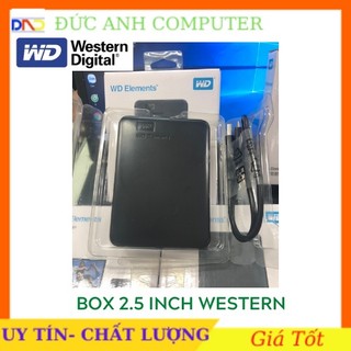 Hộp đựng ổ cứng di động HDD, SDD box 2.5 in Western USB 3.0