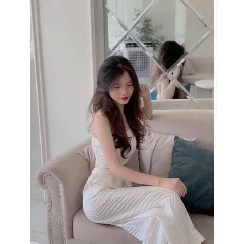 Sét bộ đồ nữ gân nổi phối áo croptop trễ vai cá tính kèm quần tôn dáng trẻ trung sang trọng thanh lịch siêu xinh